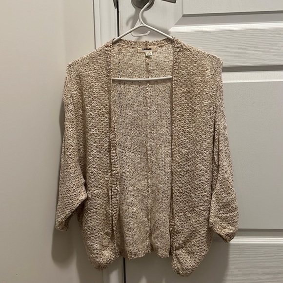XS Cardigan from Garage in beige - Picture 1 of 5